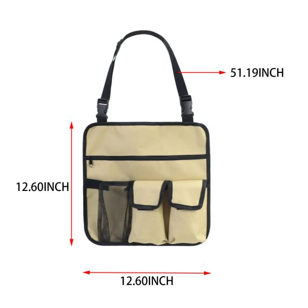 Oxford Multi-Pocket Hanging Storage Bag for Chair - Image 5