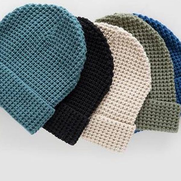 Solid color loose knit hat beanie - Image 10