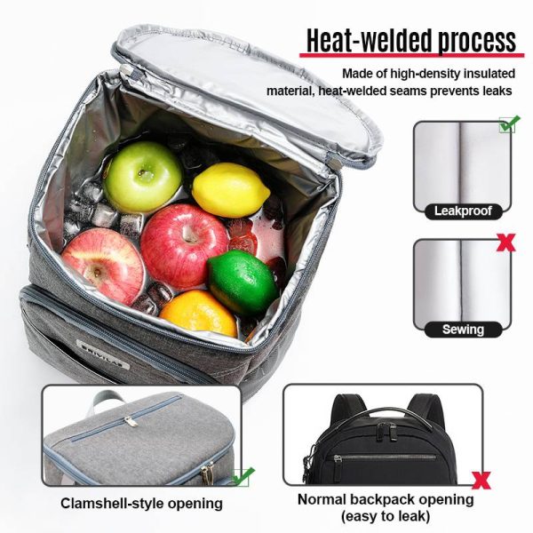 Large Capacity Insulated Lunch Backpack - Image 7