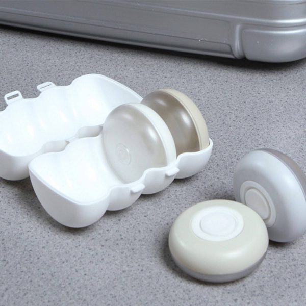 Travel portable lotion in 4 bottles