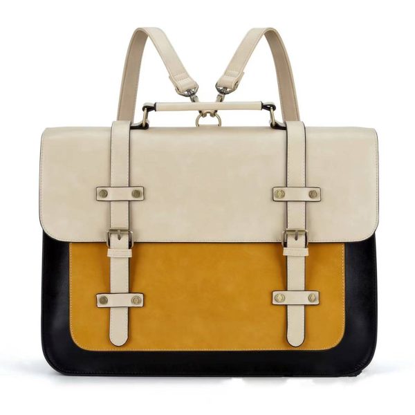 Laptop for Women 15.6 inch Briefcase Genuine Leather Bag