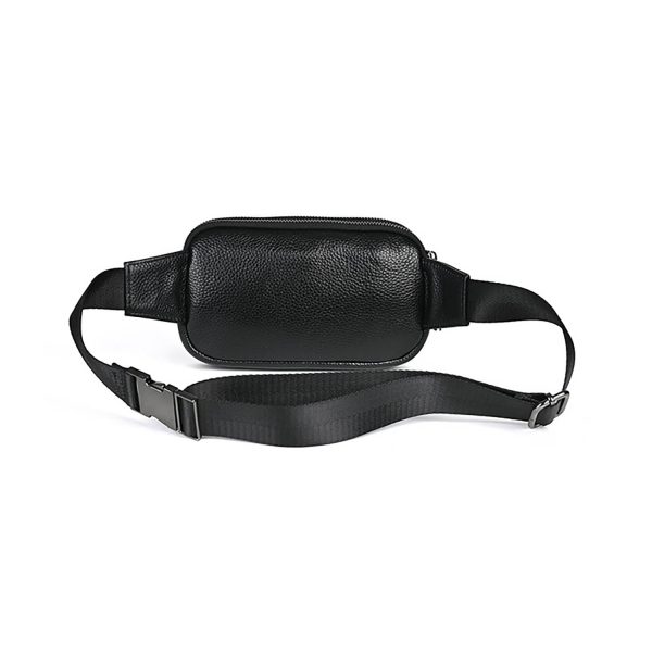 Men'S Genuine Leather Adjustable Waist Bag - Image 3