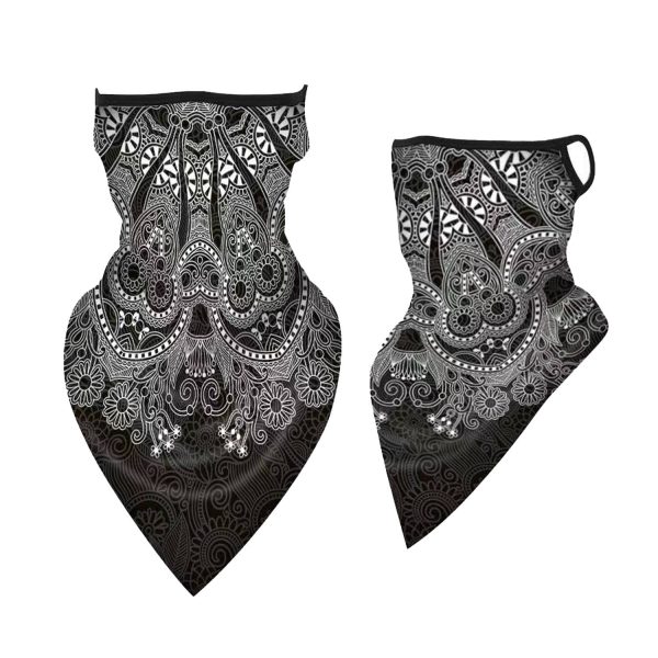 Polyester Ear Hanging Triangle Scarf Sun Protection Mask