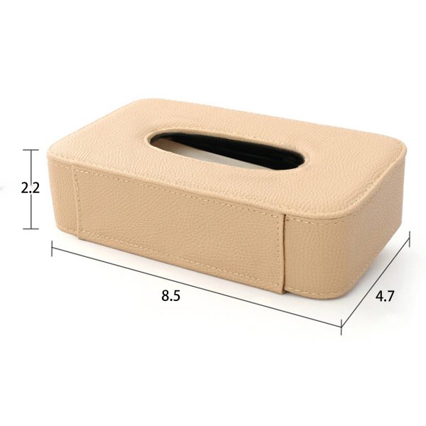 PU Leather Tissue Holder for Car - Image 5