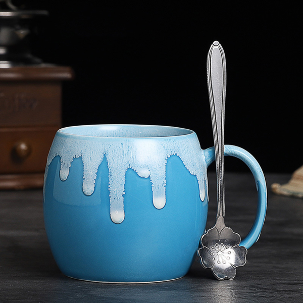 Individuality Creative Ceramic Coffee Oil Drops Mug - Image 3