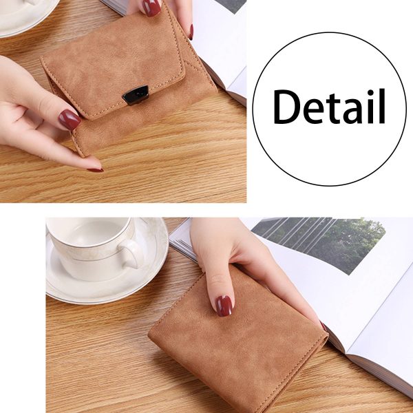 PU Cute matte multi-purpose wallet - Image 4