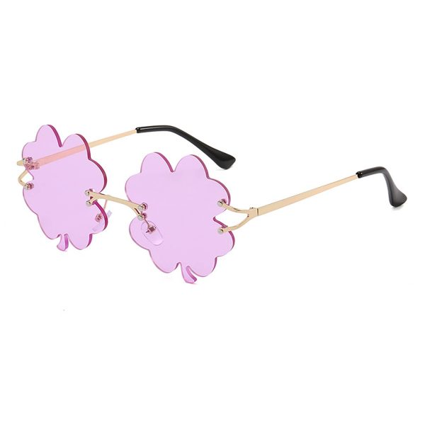 Beach Uv Protection Clover Sunglasses - Image 5