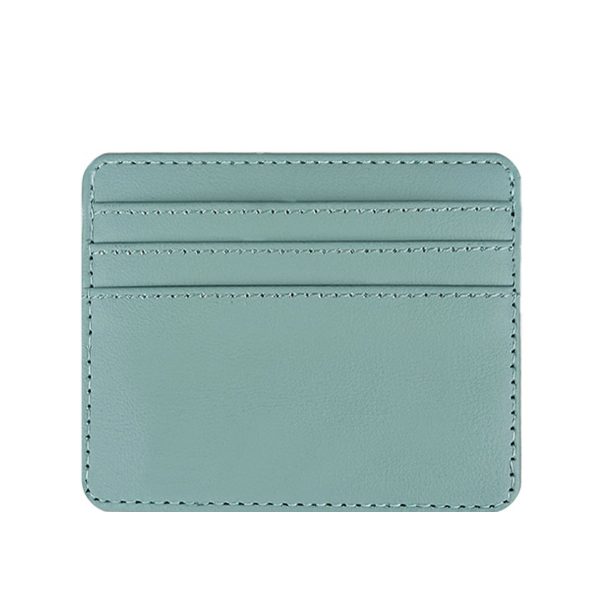 PU Leather Slim Card Wallet - Image 4