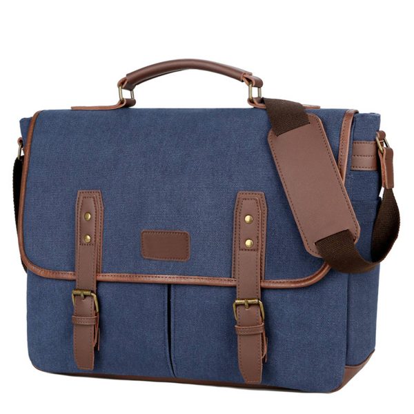 Cavas Vintage Men Briefcases Laptop Messenger Bag - Image 6