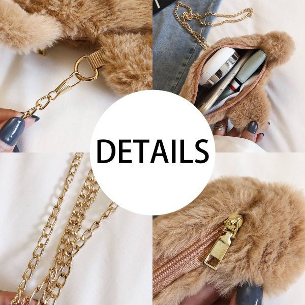 Large capacity bear shoulder crossbody bag - Image 5