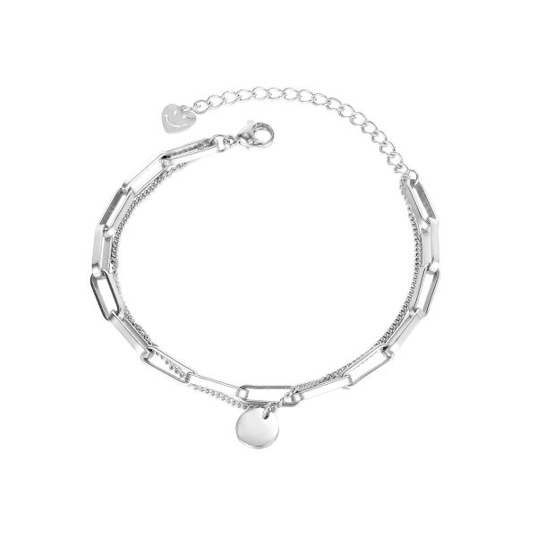 Stainless steel double-layer bracelet - Image 2
