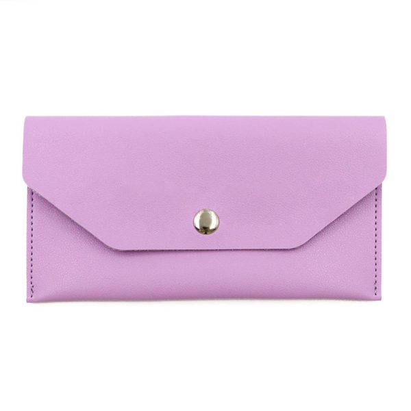 Convenient And Durable PU Leather Envelope Wallet - Image 4