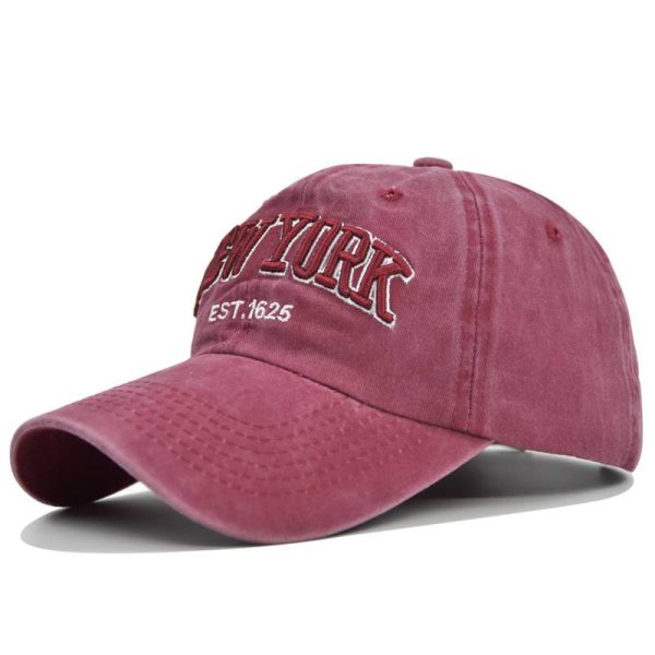 Adjustable Unconstructed Plain Baseball Cap - Image 2