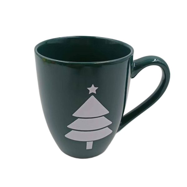 12oz Ceramic Coffee Mug w/ Handle for Household Office