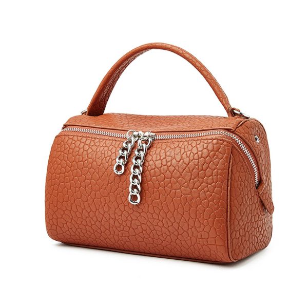 Genuine Leather zipper cross-body women's bag handbag