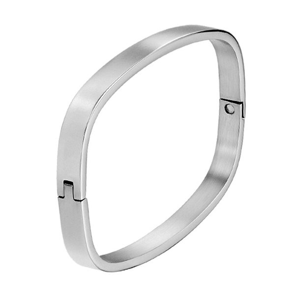 Square titanium steel bracelet