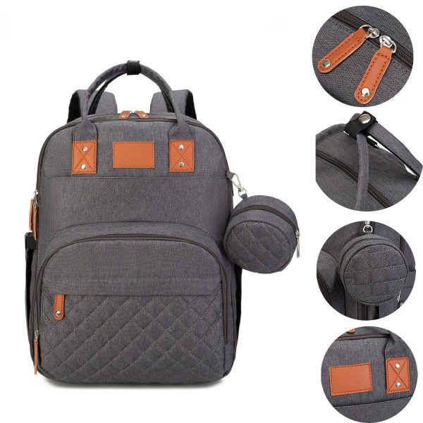 Large Nylon Waterproof Maternity Baby Changing Backpack - Image 2