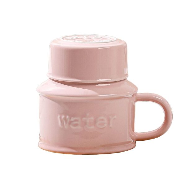 15oz Durable Ceramic Mug w/ Handle and Large Capacity