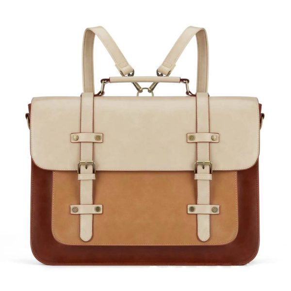 Laptop for Women 15.6 inch Briefcase Genuine Leather Bag - Image 4