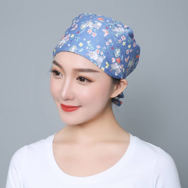 Cotton Kitchen Oil Resistant Cap - Image 4