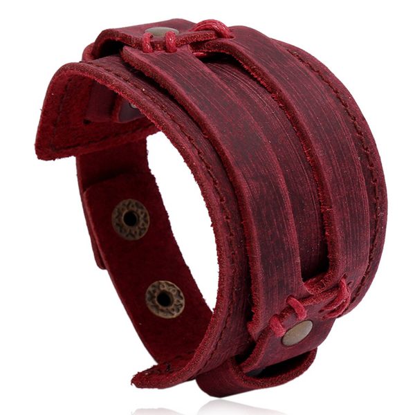 PU Retro Punk Bracelet - Image 5