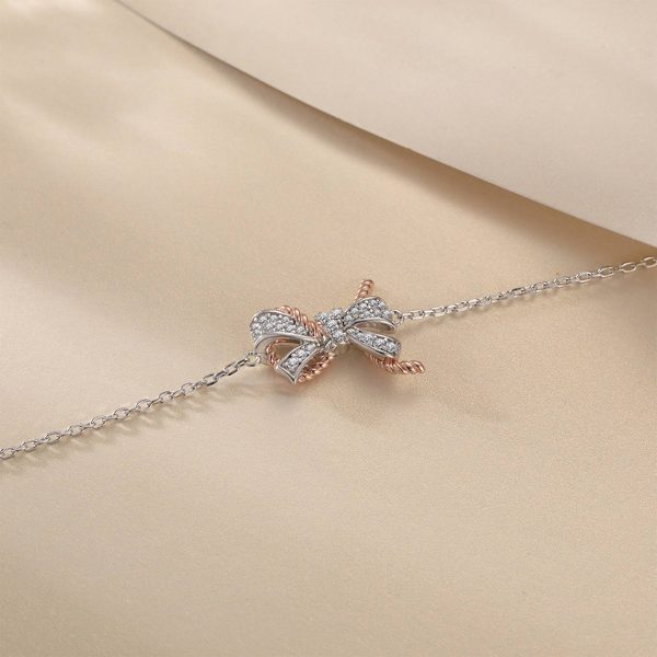 Silver Fashion bow bracelet - Image 3