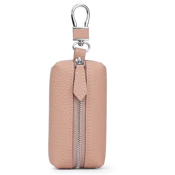 Genuine Leather Car Key Holder with Clip - Image 7