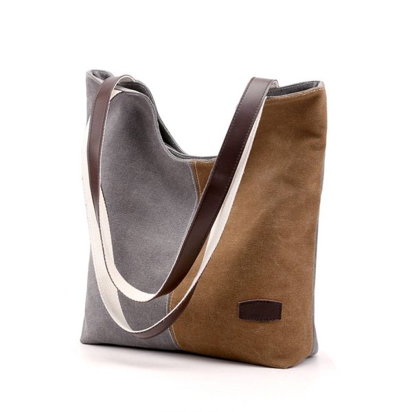 Canvas Hobo Tote Bag - Image 4
