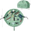 Drawstring Makeup Bag Open Lay Flat - Image 2