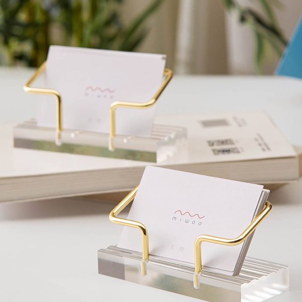 Desktop Office Storage Business Card Holder - Image 4