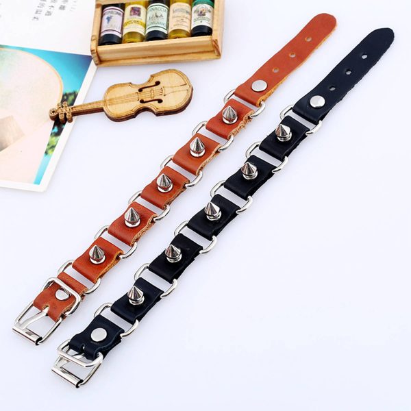 PU Punk statement accessory bracelet - Image 3