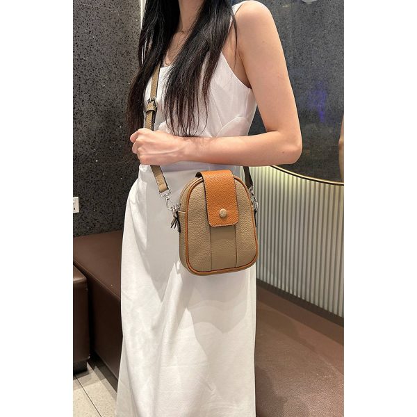 Genuine Leather Multifunctional cross-body phone bag - Image 4