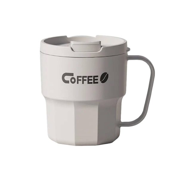 13Oz Stainless Steel Insulated Coffee Travel Mug W/ Lid - Image 3