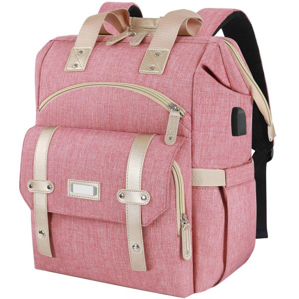 Oxford RFID Anti-Theft USB Travel Diaper Duffel Mommy Bag - Image 4