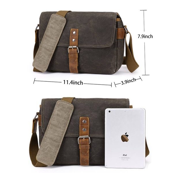 Canvas Men Vintage Waterproof Camera Cross-body bag - Image 2