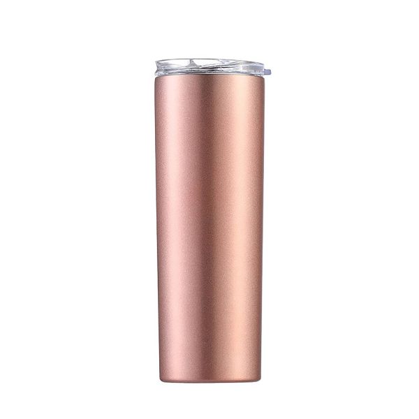 20oz Stainless Steel Insulated Tumbler w/ Lid - Image 7