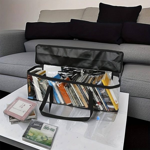 PVC Transparent Large Capacity Book Carrying Tote Bag - Image 4