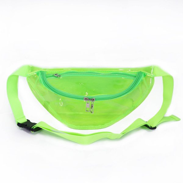PVC Candy-colored transparent belt bag - Image 2