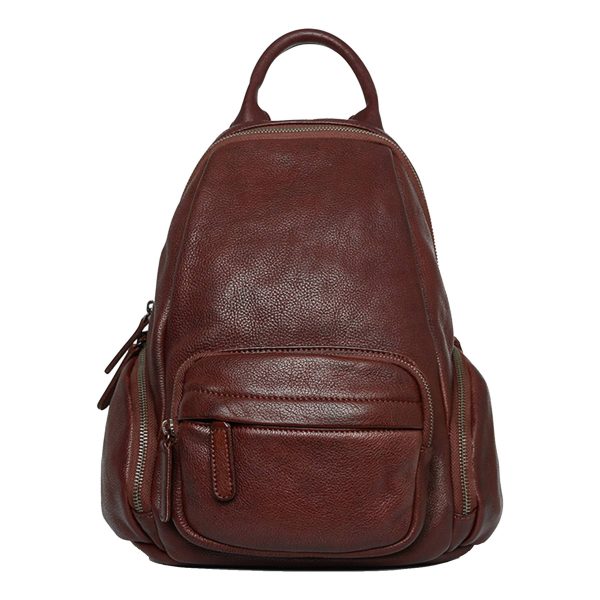Genuine leather backpack for women - Image 3