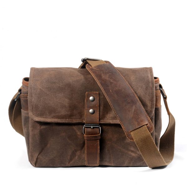 Canvas Men Vintage Waterproof Camera Cross-body bag