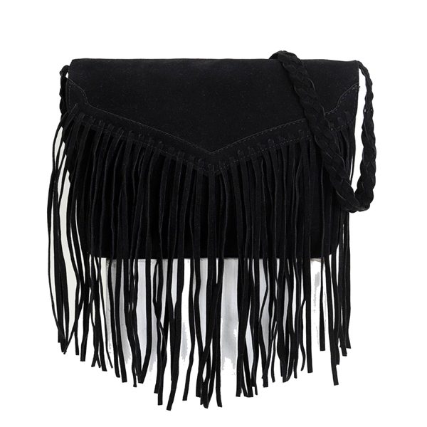 PU leather Fringed Female Shoulder Crossbody Bag for woman