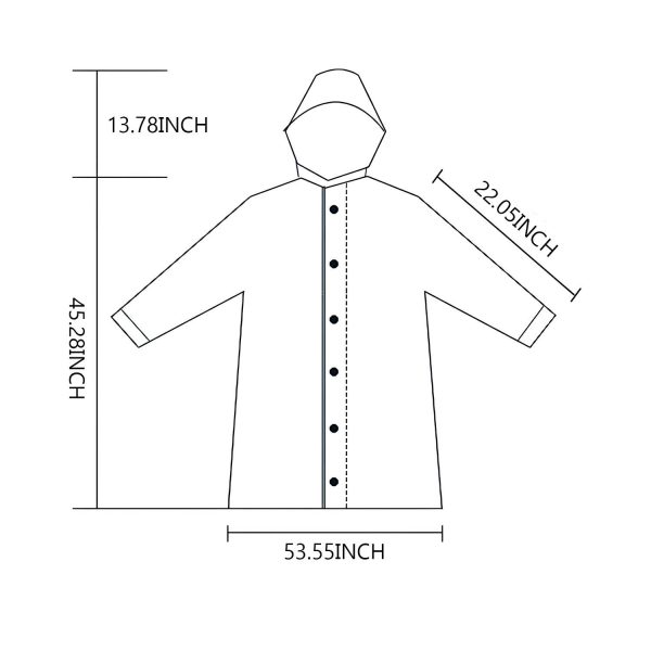 Non-disposable EVA outdoor raincoat - Image 5