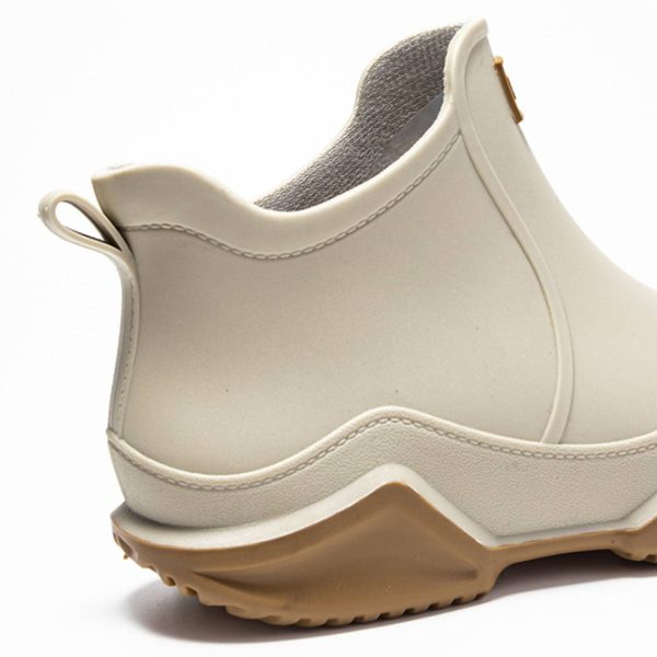 Waterproof Non-Slip Soft Short Rubber Rain Boots - Image 8