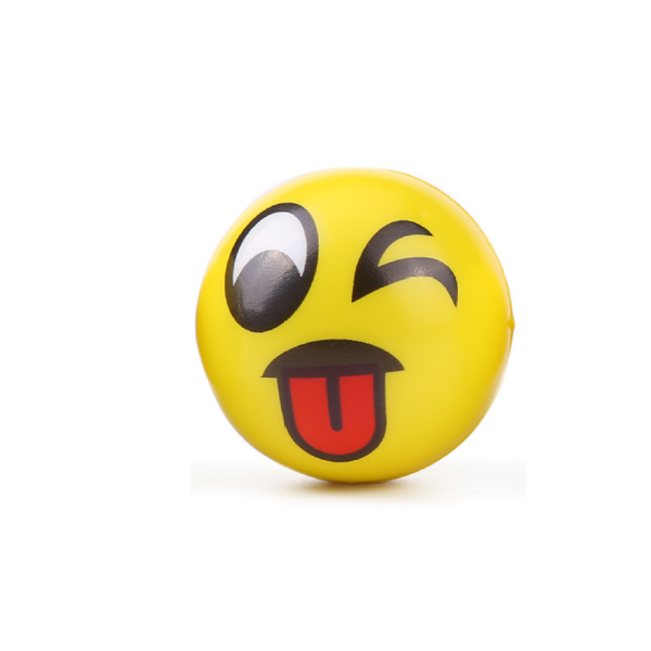 Children's PU Soft Emoji Stress Relief Squeeze Ball - Image 3