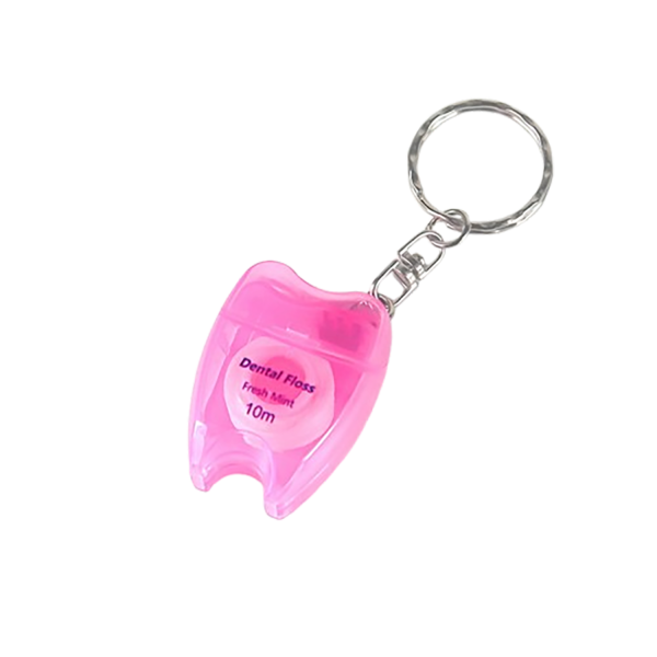 Portable Dental Floss Dispenser Keychain - Image 3