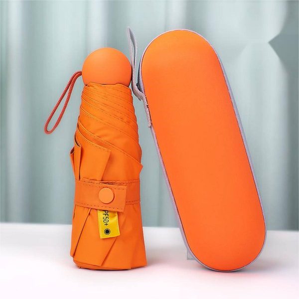 Portable Folding Sun Umbrella With Bag - Image 2