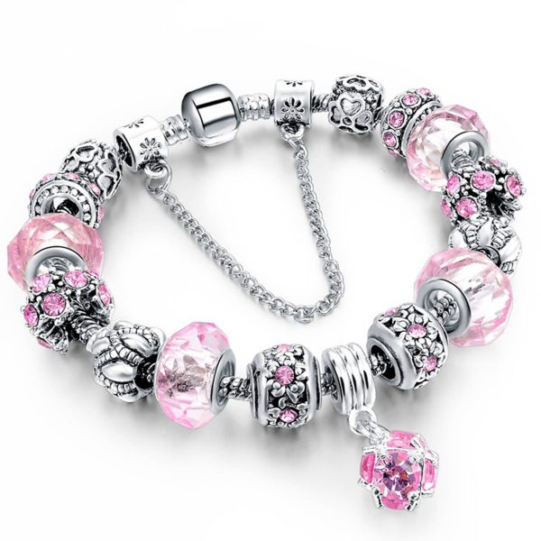 Alloy Handmade amethyst bracelet for women - Image 2