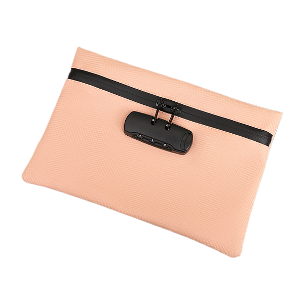 Waterproof Oxford Fabric File Bag W/ Combination Lock - Image 5