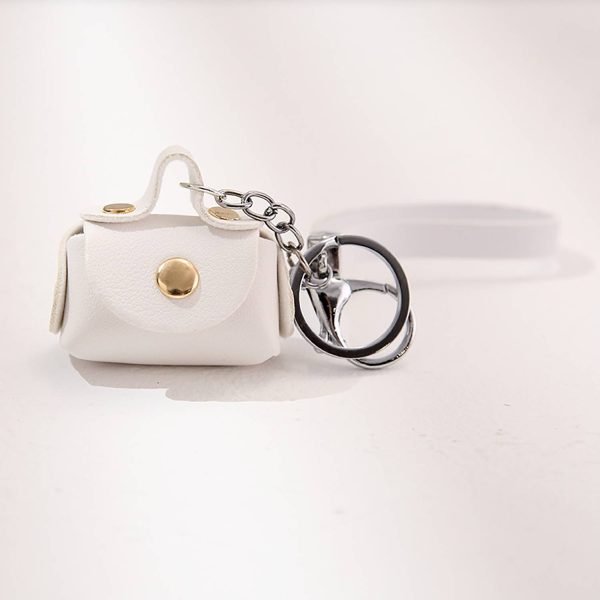 Mini Pu Leather Coin Purse Keychain Pendant