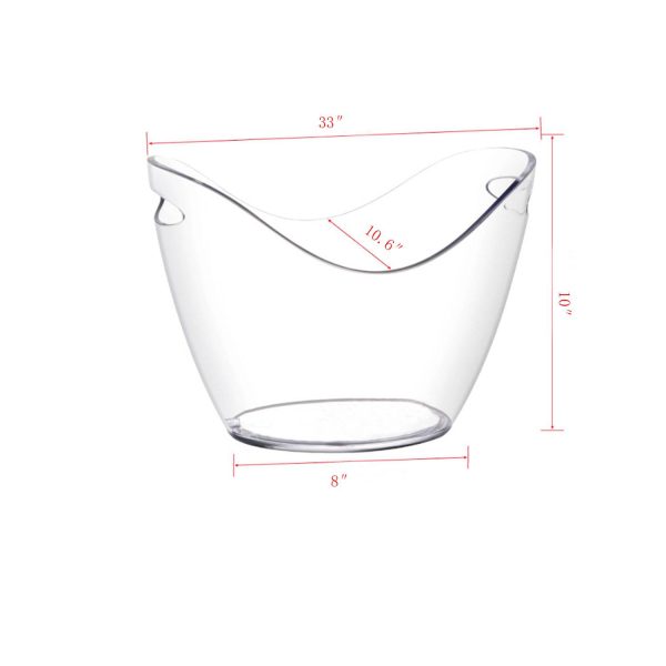 135oz Plastic Ice Bucket - Image 4